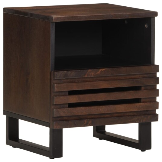 Nattbord 40x34x46 cm heltre mango 377470