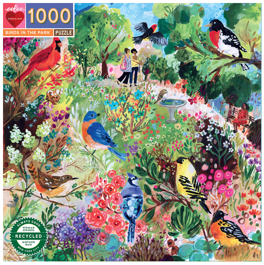 eeBoo Puzzle 1000 pcs Birds in the Park EPZTBPK