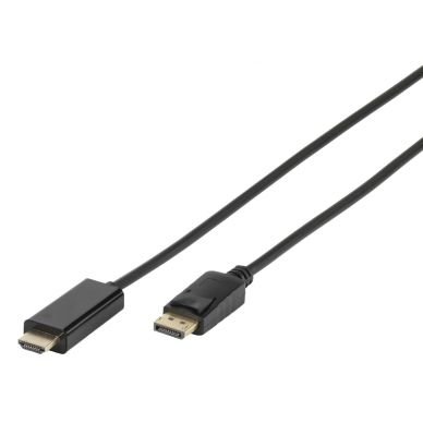 Vivanco DisplayPort til HDMI Adapterkabel 1,5 m Svart