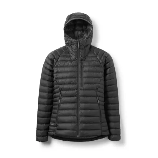 Dunjakke til dame Rab Microlight Alpine Jacket W BlackGrap Dunjakke til dame Rab Microlight Alpine Jacket W BlackGrap