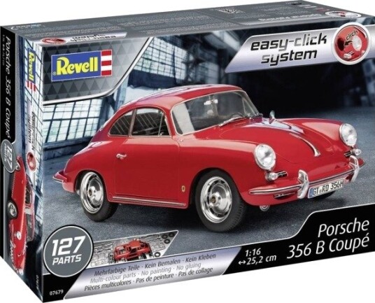 Revell Porsche 356 Coupe Klassisk Bil Monteringssett 1:16 Porsche 356 Coupe Alle Kjønn Porsche