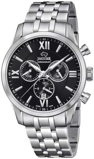 Jaguar Herreklokke J963/4 Acamar Sort/Stål Ø41.5 mm