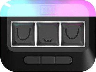 Wooting UwU RGB Stealth Lekker Tikken Light Gamingtastatur Uten Numpad Universal Svart WK4A-RGB-TIK-BK1B