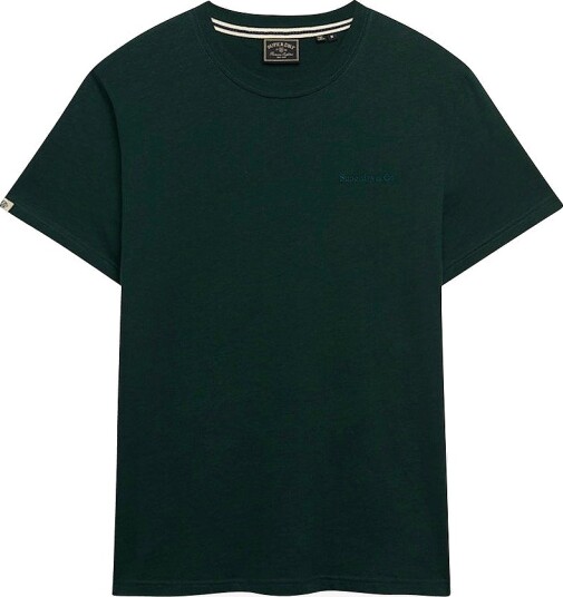 Superdry   T skjorte Essential Company Logo Tee   Grønn