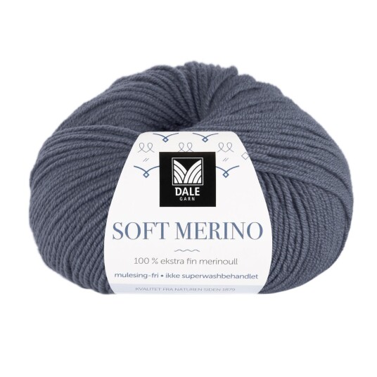 Dale Garn Dale Soft Merino 3014 Mørk Gråblå