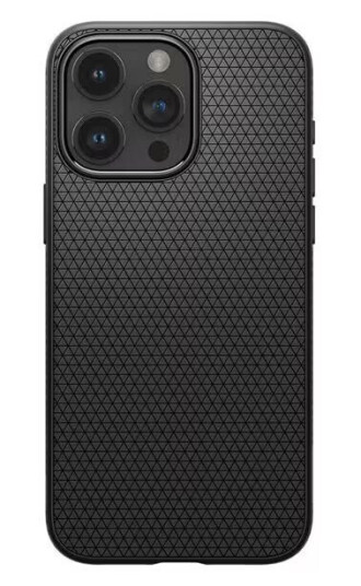 Spigen Liquid Air Mobildeksel for iPhone 15 Pro Max - Svart