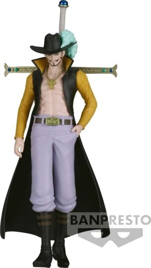 Northix One Piece Dracule Mihawk Shukko-figur 16 cm samleobjekt