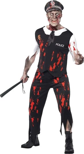 Rubies Costumes Zombie Politi Kostyme Medium 38882M