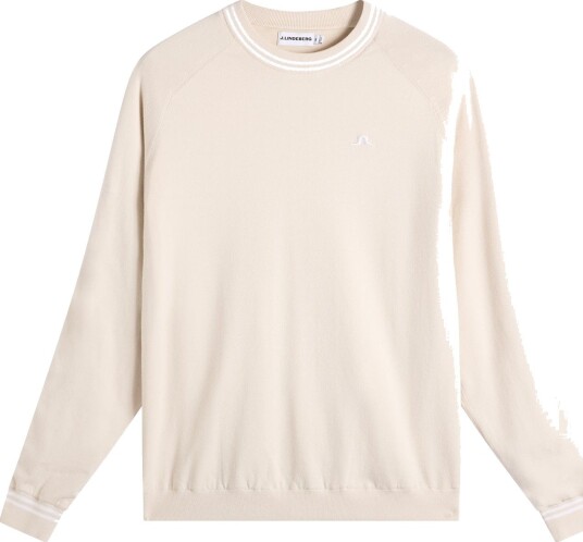 J. Lindeberg Kenny Windbreaker Knit Sweater Cream M