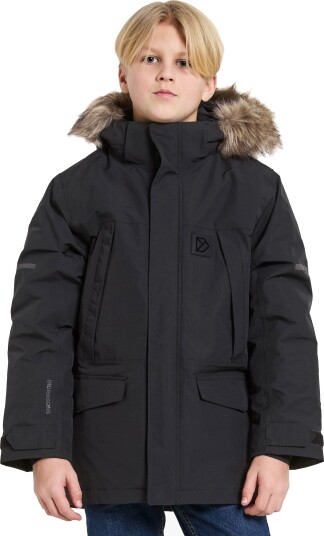 Didriksons Kids' Sylvin Parka Black 160