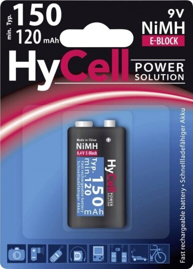 Hycell Hycell 9V Blokkbatteri 150 1 Stk 9V 5035322