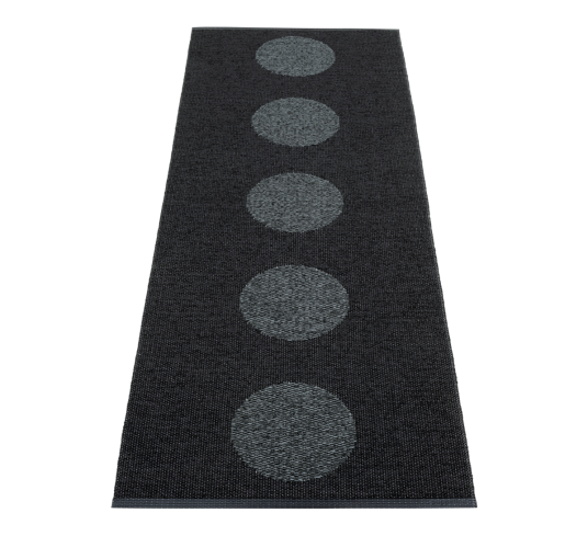 Pappelina VERA 2.0 matte sort sortmetallic 70x200 cm