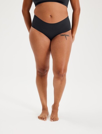 Girlfriend Collective High Rise Brief Bonded Black XS