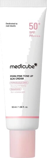 Medicube PDRN Pink Tone Up Solkrem SPF 50+ Nude 50ml