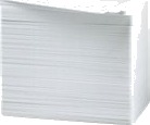 Zebra - Polyvinylklorid (PVC) - hvit - CR-80 Card (85.6 x 54 mm) 500 stk kort - for Zebra P100i, P110i, P110m, P120i, P330i, P330m, P430i  ZXP Series 8