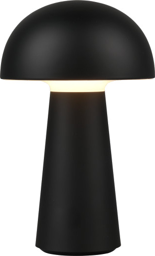 Trio Lighting Lennon LED bordlampe svart oppladbar