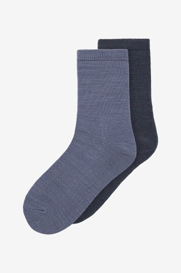 Name It Sokker nkmWak Wo/bl Sock 2 pakning Grå
