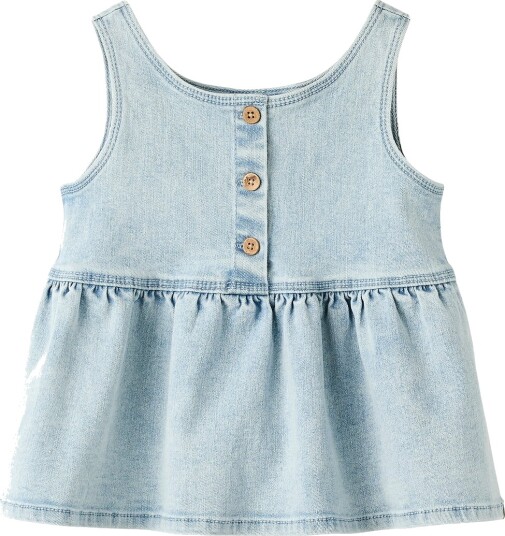 Lil"Atelier Nmffrances Sl Loose Top 7722 Fn Lil Blue 92