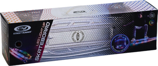 Street Runner Skateboard – med LED-Lys Street Runner Skateboard – med LED-Lys