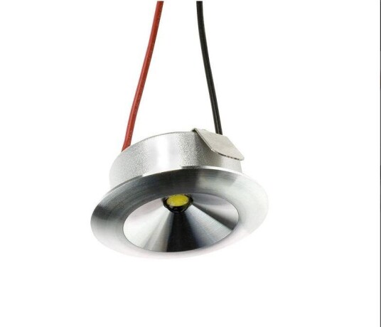 Designlight P-102A Downlight 1,2 W 350 MA aluminium Belysning Designlight P-102A Downlight 1,2 W 350 MA aluminium Belysning