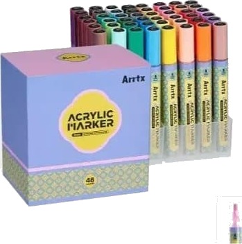 Akryltusjer tusj ARRTX 48 farger