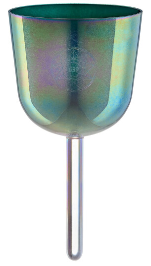 Meinl ESOLCSB639 Crystal Singing Bowl Essence Solfeggio FA 639 Hz