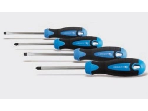 Högert Technik Skrutrekkere Stål S2 / 4 Stk (Ht1s094)