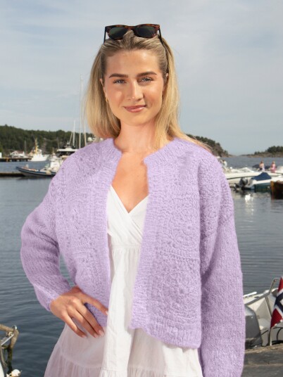 24 47g Moselle jakke lys lilla