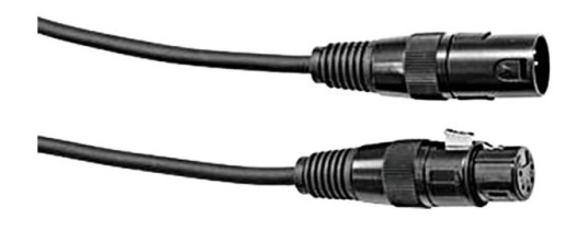 Eurolite Dmx Tilkoblingskabel [1X Xlr Plugg 5 Pinners   1X Xlr Kontakt 5 Pins] 5 M 30227864 30227864