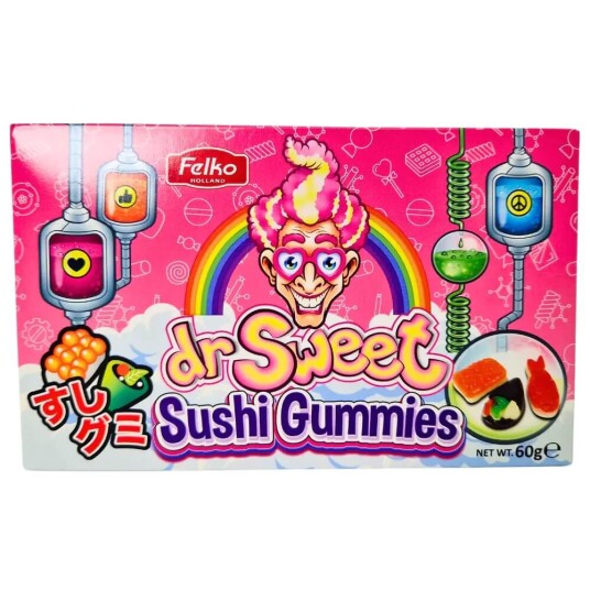 Dr Sweet Sushi Gummies 60g Dr Sweet Sushi Gummies 60g