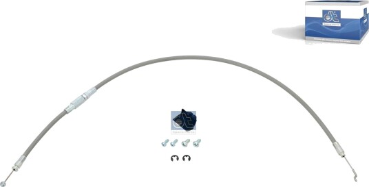 DT Spare Parts 7.00876 Tautrekk, seterygg justering