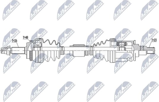 Nty Drivaksel NTY NPW TY 131