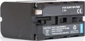 Extra Digital Batteri til Sony, 10500mAh, 7,4 V