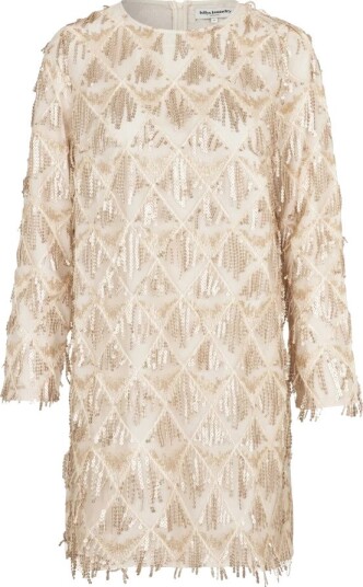 Lollys Laundry Solga Mini Dress Ls - Beige - S