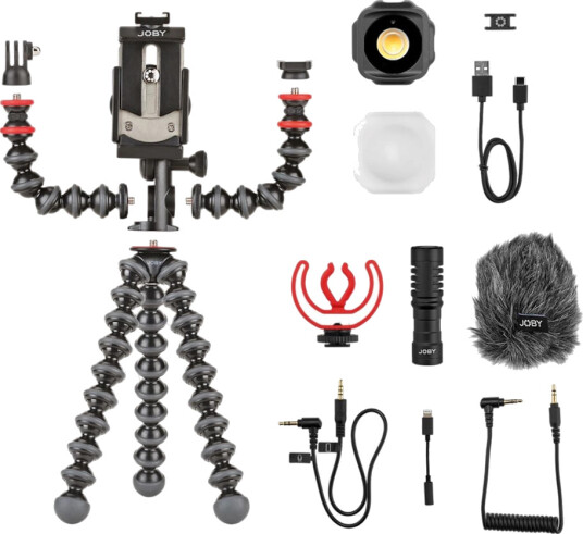 JOBY VLOGGKIT VLOGGING-SETT FOR SMARTTELEFON GORILLAPOD JOBY VLOGGKIT VLOGGING-SETT FOR SMARTTELEFON GORILLAPOD