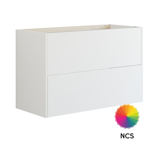 Dansani Inzo Classic Glatt Servantskap 2 Skuff B60 120xh64xd44cm NCS Farge / 100cm