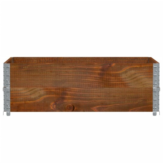 Pallekarmer 2 stk brun 120x80 cm heltre furu