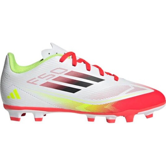 Adidas F50 Club FG/MG Junior Cloud White/Core Black/Solar Yellow 38