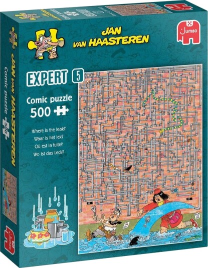 Jan van Haasteren Expert 5 Puslespill   500 brikker   Hvor er lekkasjen?