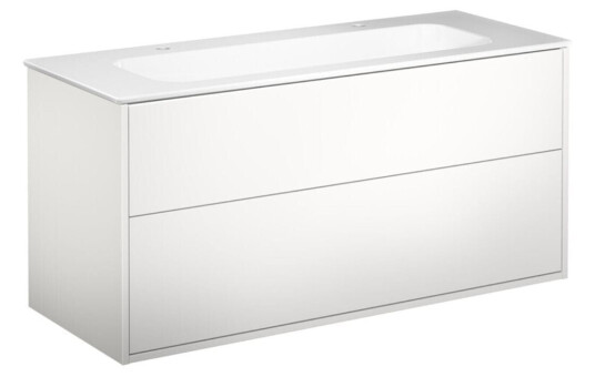 Gustavsberg Artic møbelpakke, 120x47 cm, hvit/hvit Gustavsberg Artic møbelpakke, 120x47 cm, hvit/hvit