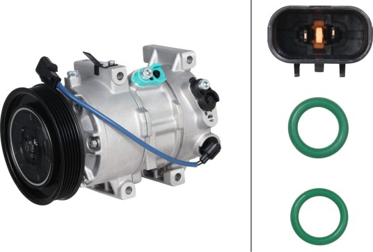 HELLA 8FK 366 202-521 AC-kompressor HELLA 8FK 366 202-521 AC-kompressor