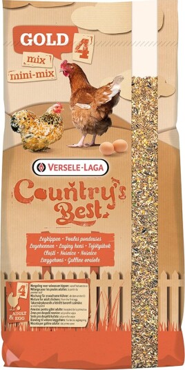Country's Best GOLD 4 MINI Mix Hønsefôr 2 x 20 kg
