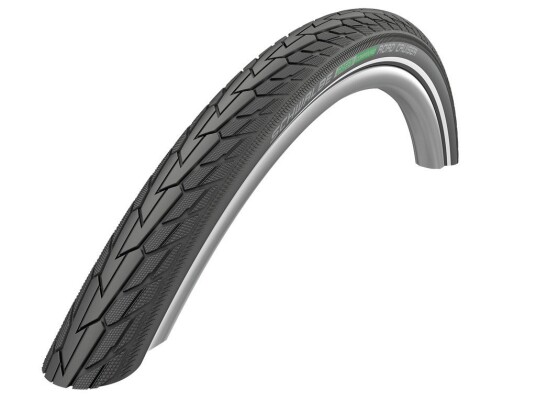 Schwalbe Road Cruiser Dekk, Svart, Reflekterende, 47-622 (28 X 1,75")