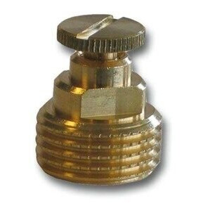 Pettinaroli Radiator air vent with wheel brass 1/8