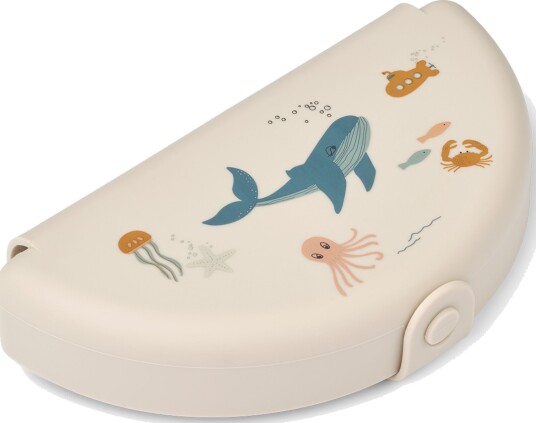 LIEWOOD Eugene Sammenleggbar Snacksboks, Sea creature/Sandy