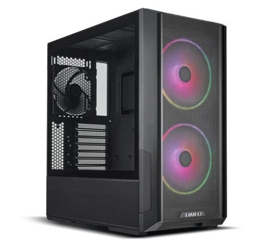 Lian Li Lancool 216 RGB Midi-Tower Kabinett med Vindu og LED-Belysning - Svart
