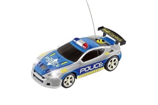 Revell Mini Politi RC-bil med Trafikkjegler 27 MHz for Alder 8+ Revell Mini Politi RC-bil med Trafikkjegler 27 MHz for Alder 8+