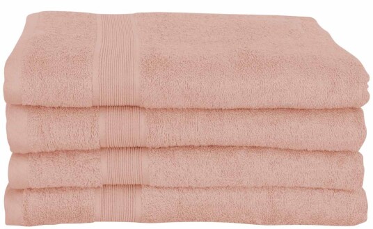 ByBorg Bambus Håndkle - 50x100 cm - Lys rosa - Bambus/bomull - Frottéhåndkle fra Excellent By Borg
