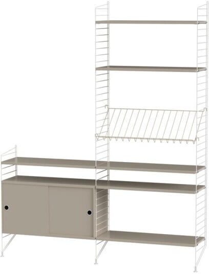 String stue beige & hvit Kombinasjon K
