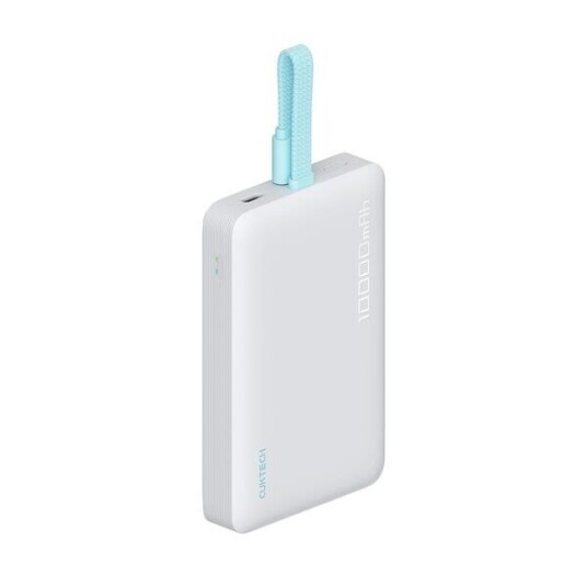 Cuktech CP132ML 10000mAh magnetisk strømbank Hvit Cuktech CP132ML 10000mAh magnetisk strømbank Hvit